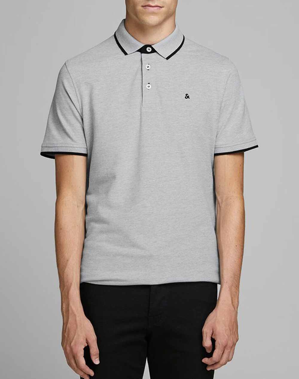 JACK&JONES ΜΠΛΟΥΖΑ ΑΝΤΡΙΚΗ JJEPAULOS POLO SS NOOS