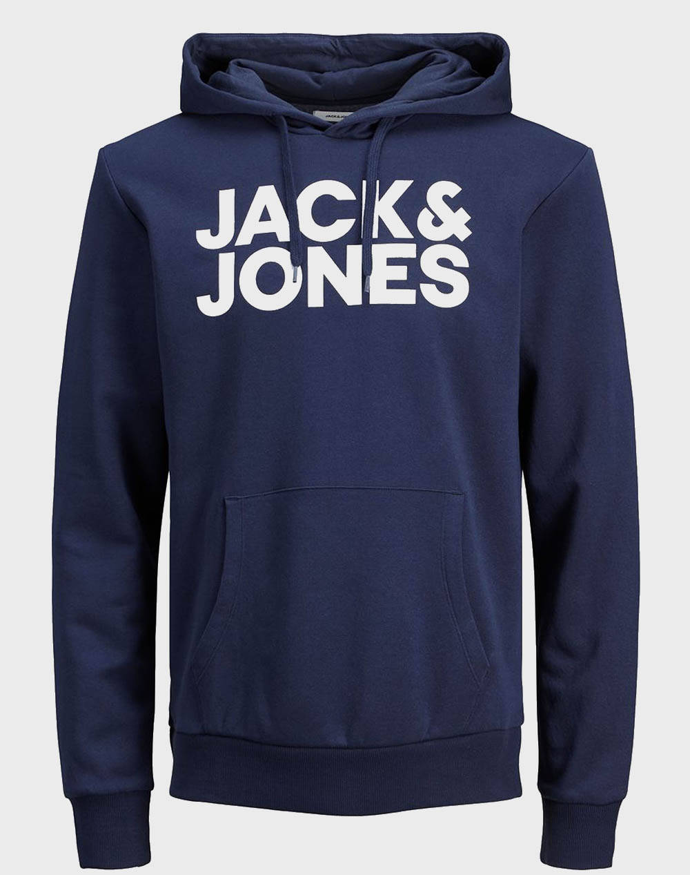 JACK&JONES ΜΠΛΟΥΖΑ ΦΟΥΤΕΡ JJECORP LOGO SWEAT HOOD NOOS 12152840-navyblazer/reg NavyBlue