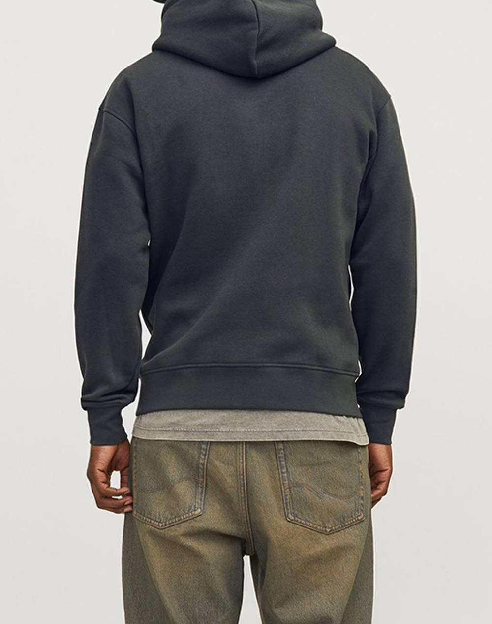 JACK&JONES JORVESTERBRO SWEAT HOOD 12241687-forest river DarkSlateGrey φωτογραφία