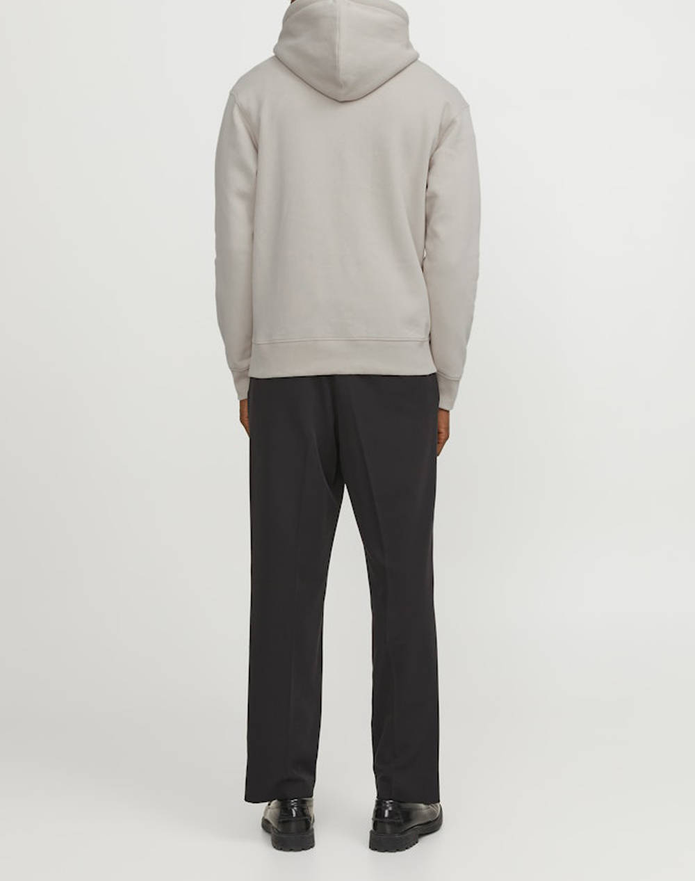 JACK&JONES JJESTAR JJ SWEAT HOOD NOOS 12233972-Moonbeam Ecru φωτογραφία