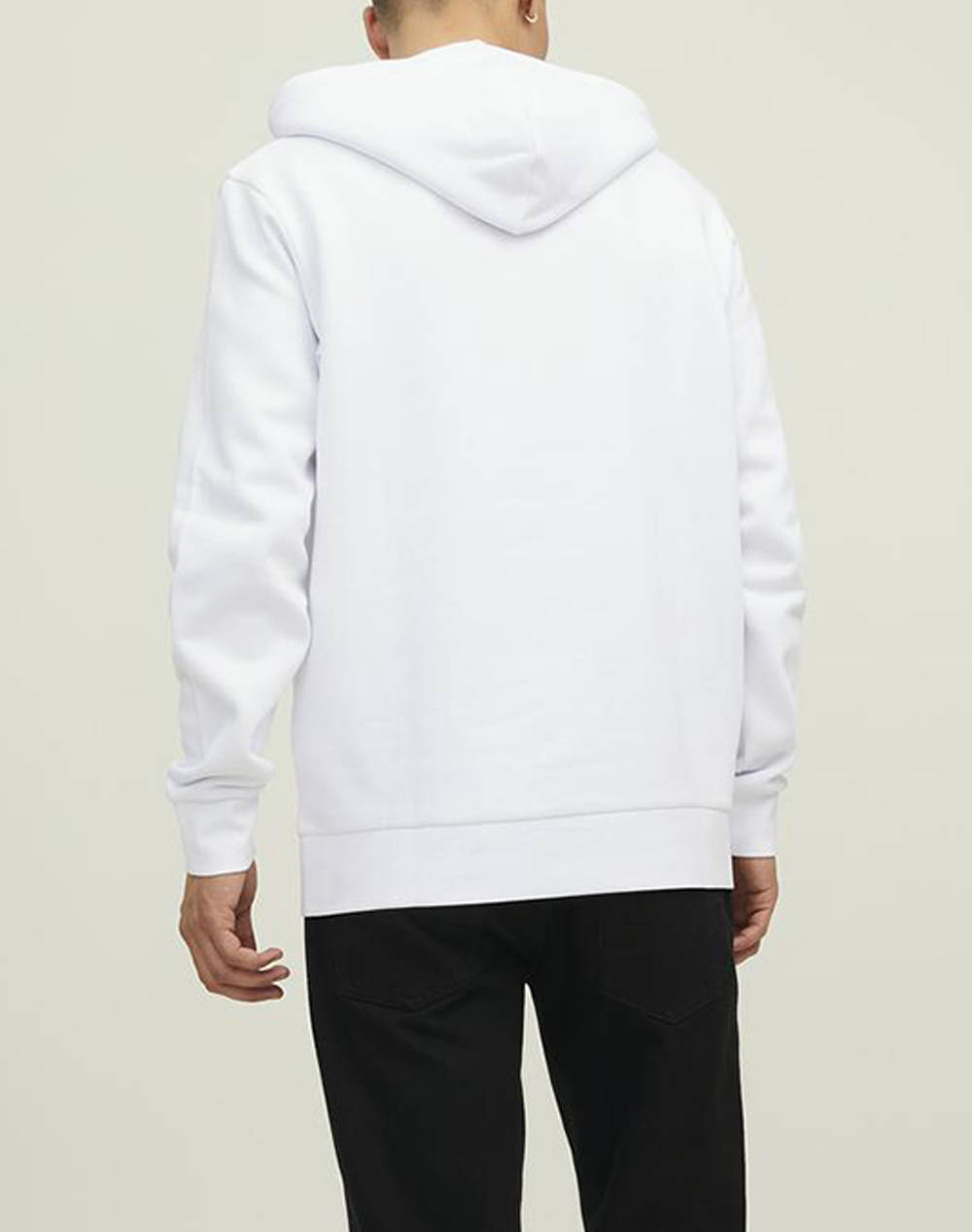 JACK&JONES JPRBLUARCHIE SWEAT HOOD NOOS 12216335-WHITE White φωτογραφία