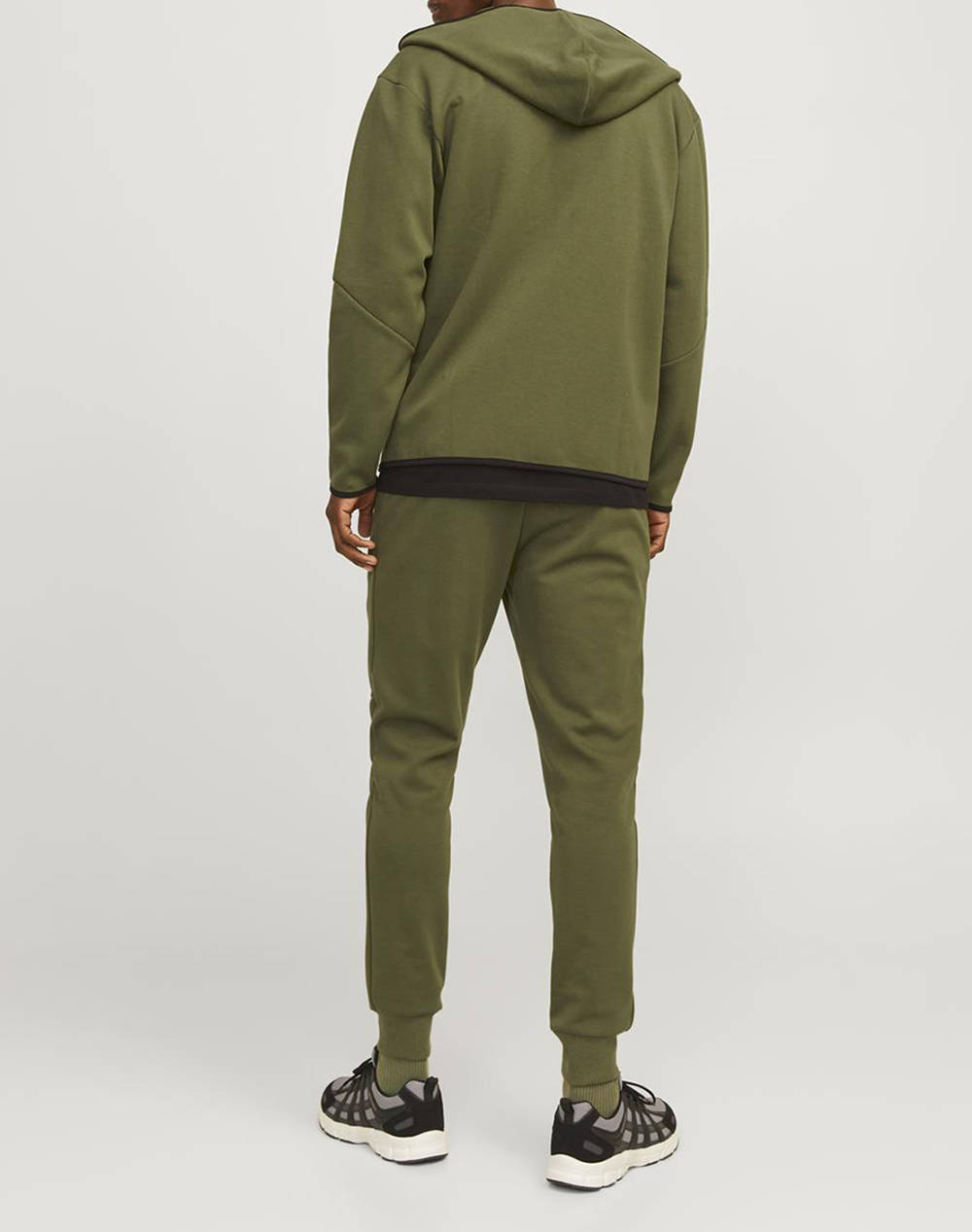 Jack & Jones JORNORREBRO HOOD - Felpa con cappuccio - samba/bordeaux - Zalando