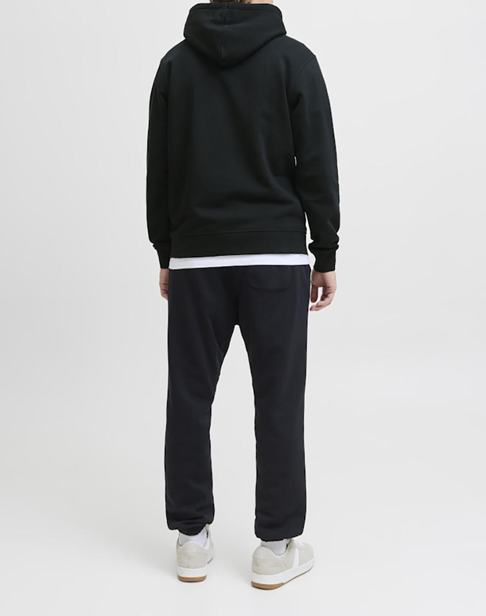 JACK&JONES JJESOHO SWEAT HOOD NOOS 12278789-BLACK Black φωτογραφία