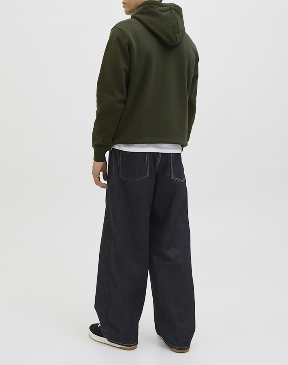 Jack Jones Jjesoho Sweat Hood Noos 12278789-Duffel Bag Darkgreen ανδρικά ρούχα μπλούζες φούτερ Politikos Shop Πολιτικός