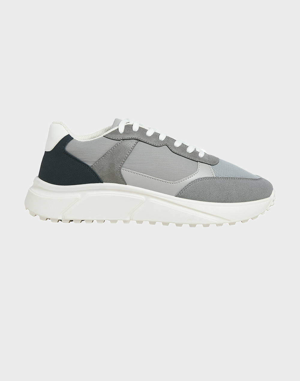 JACK&JONES JFWASPIRE PU RUNNER NOOS 12275134-Frost GrayVAPOR BLUE/NAVY BLAZER Gray
