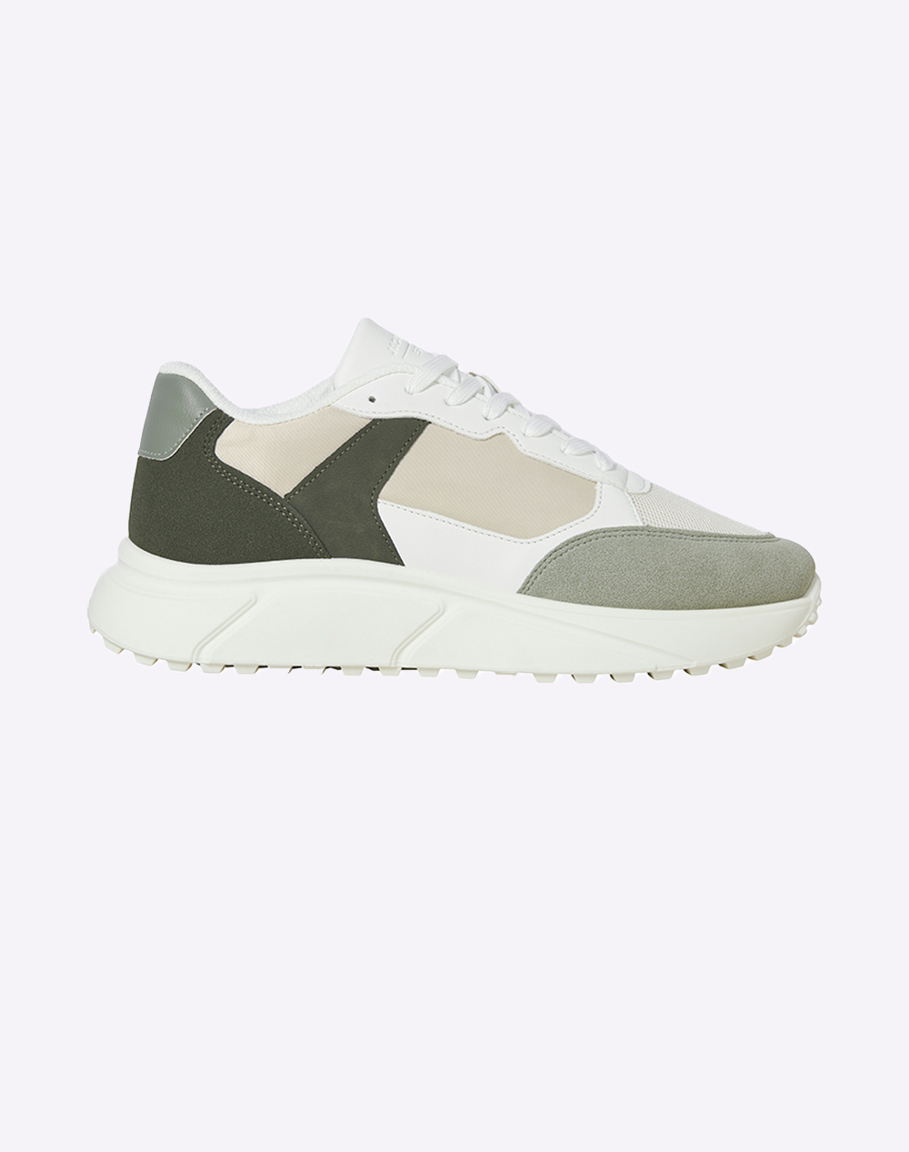 JACK&JONES JFWASPIRE PU RUNNER NOOS 12275134-WhiteSEAGRASSBRONZEGREEN Mixed