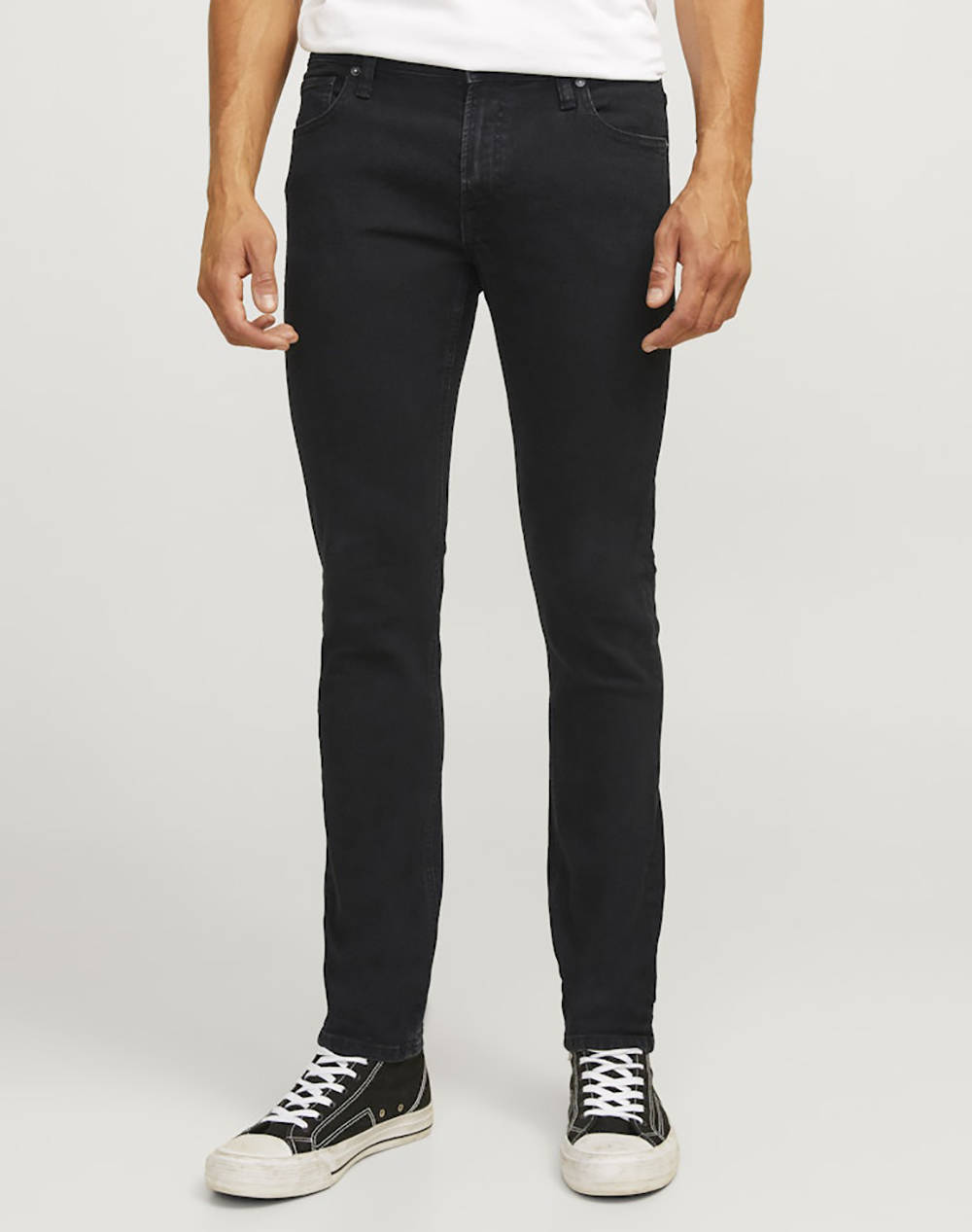 JJREBEL JREBLUKE JJCRAFT AT 763 NOOS 12263632-Black Denim DenimBlack