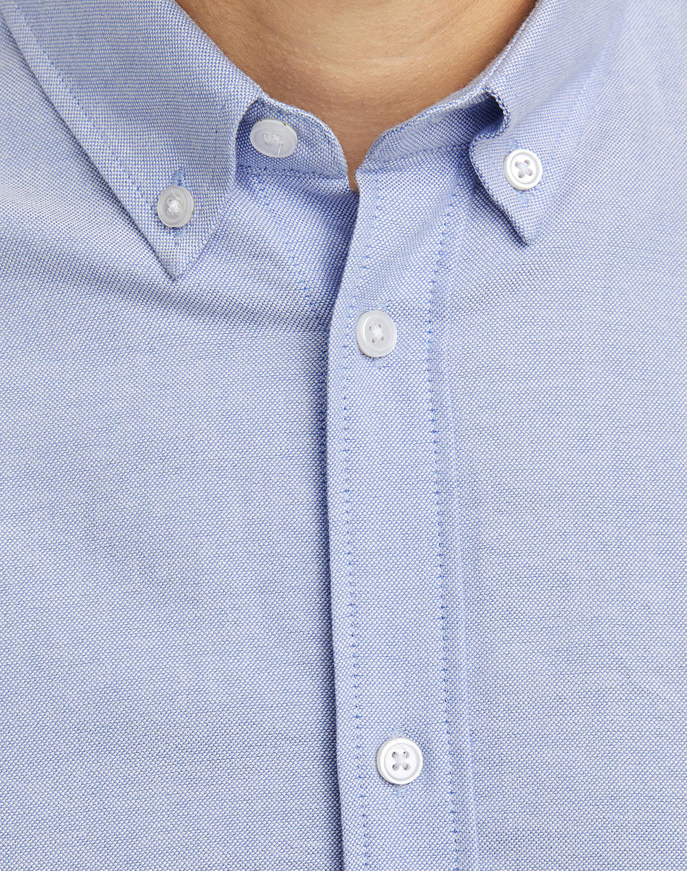 Jj Rebel Jreboscar Shirt Ls Noos 12264384-Cashmere Blue Lightblue ανδρικά ρούχα πουκάμισα Politikos Shop Πολιτικός