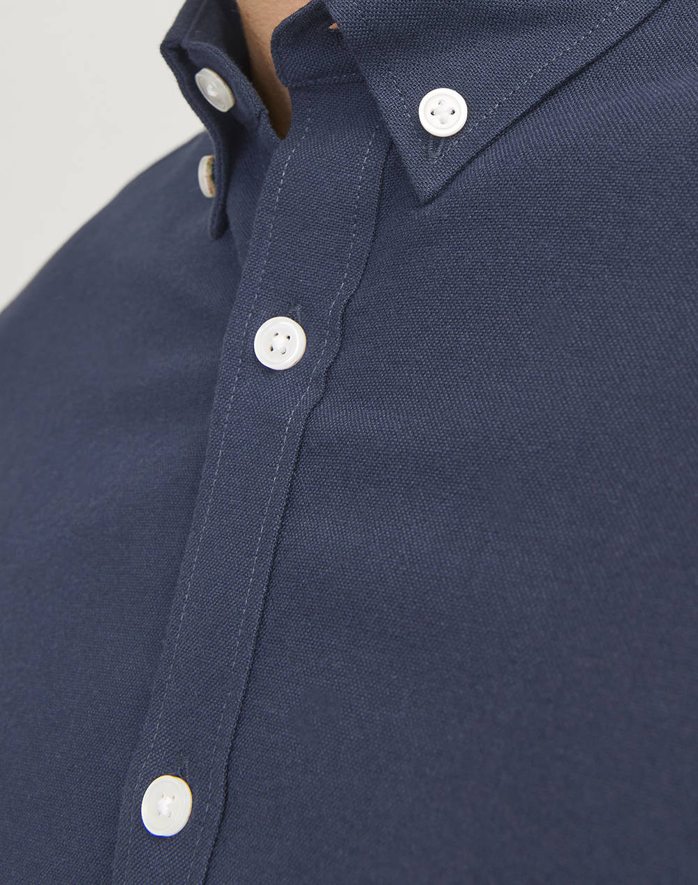 JJ REBEL JREBOSCAR SHIRT LS NOOS 12264384-Navy Blazer NavyBlue φωτογραφία