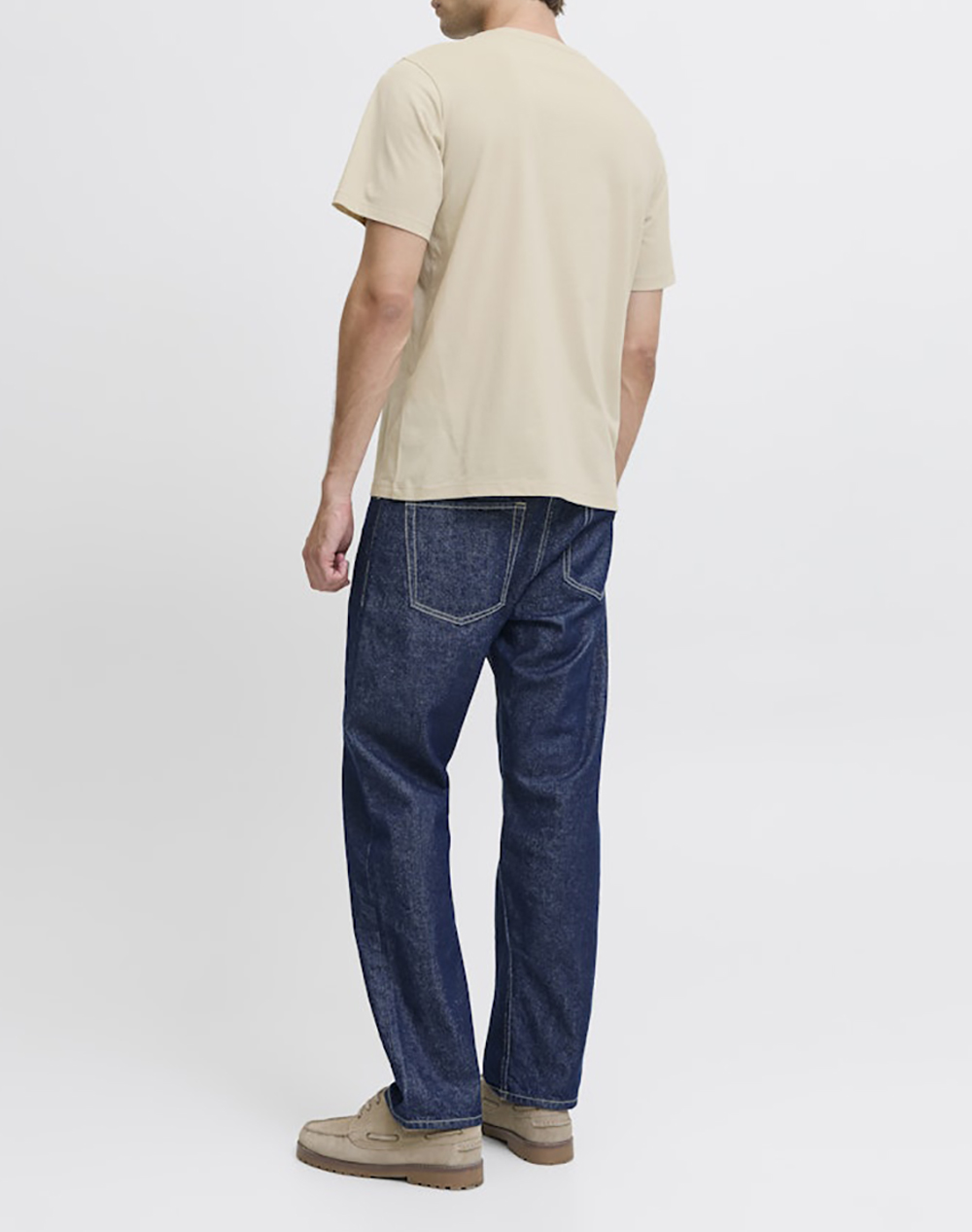 JJREBEL JREBZACK TEE SS CREW NECK NOOS 12279441-Moonbeam Biege φωτογραφία