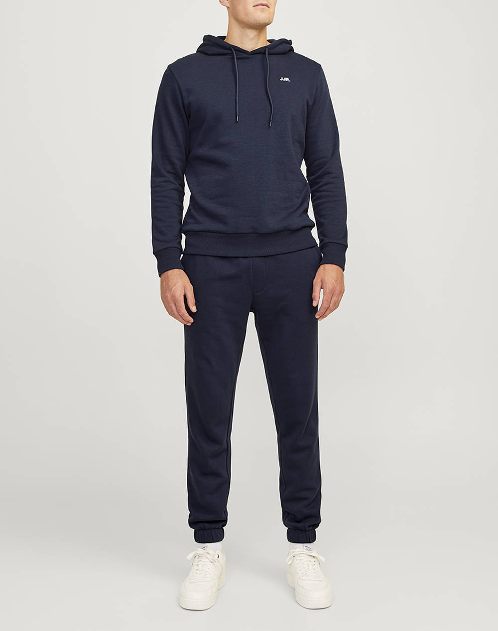 JJ REBEL LOGO SWEAT HOOD NOOS 12263852-Sky Captain DarkBlue φωτογραφία