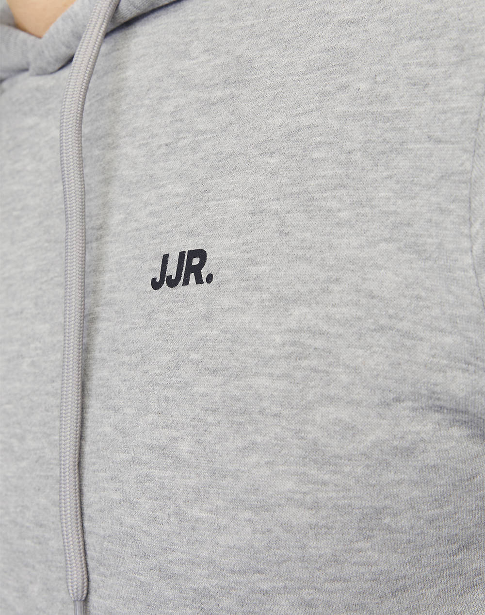 JJ REBEL LOGO SWEAT HOOD NOOS 12263852-Light Grey Melange LightGray φωτογραφία
