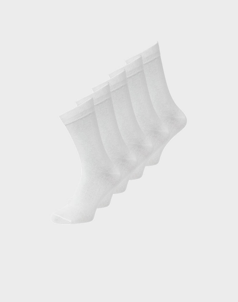 JJ REBEL JREBREBEL LOGO SOCKS 5 PACK NOOS 12272617-WhiteWhite White φωτογραφία