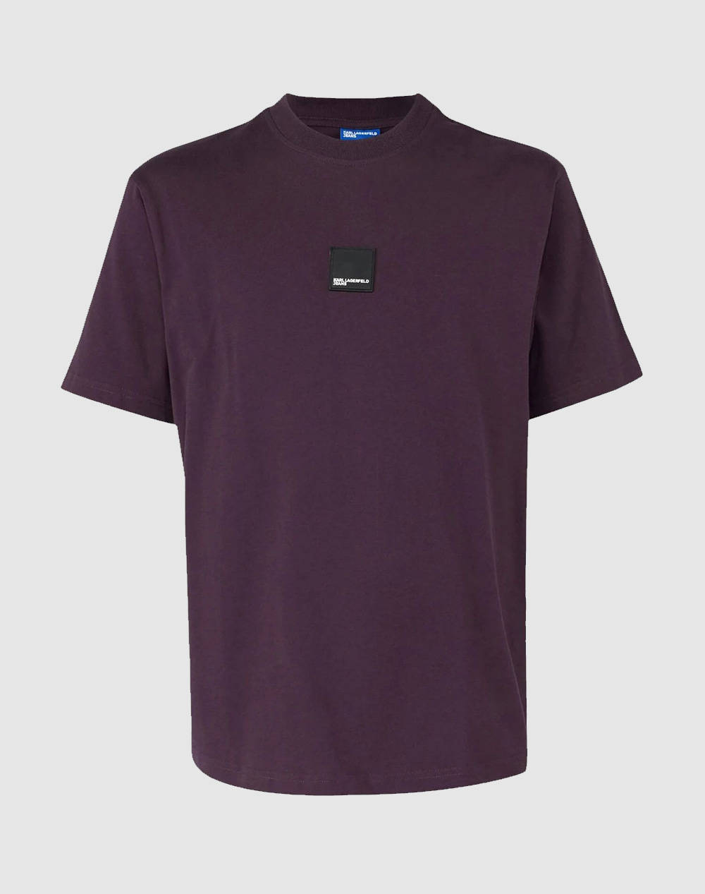 KARL LAGERFELD JEANS KARL LAGERFELD JEANS KLJ REGULAR CURVED HEM TEE 245D1705-J388 DarkPurple