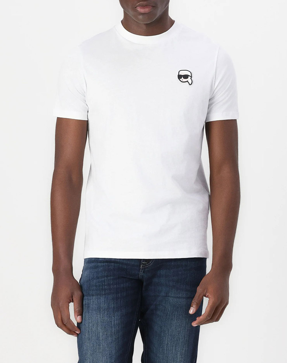 KARL LAGERFELD T-SHIRT CREWNECK NOS 755710-500224-10 White