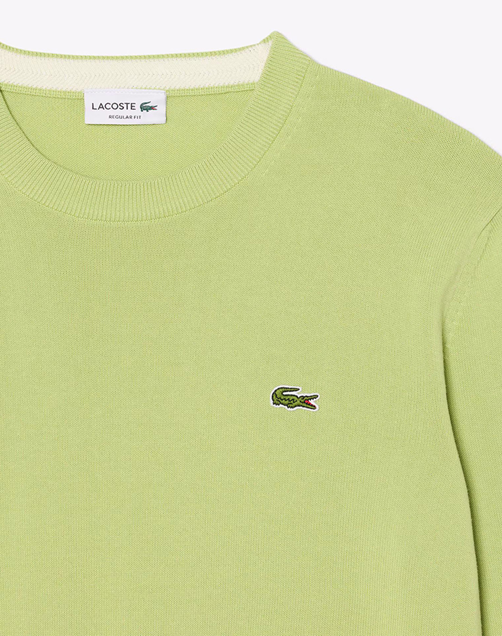 Lacoste Πουλοβερ Μμ Sweater 3Ah1985-Uyb Venomgreen ανδρικά ρούχα μπλούζες Πλεκτά Politikos Shop Πολιτικός