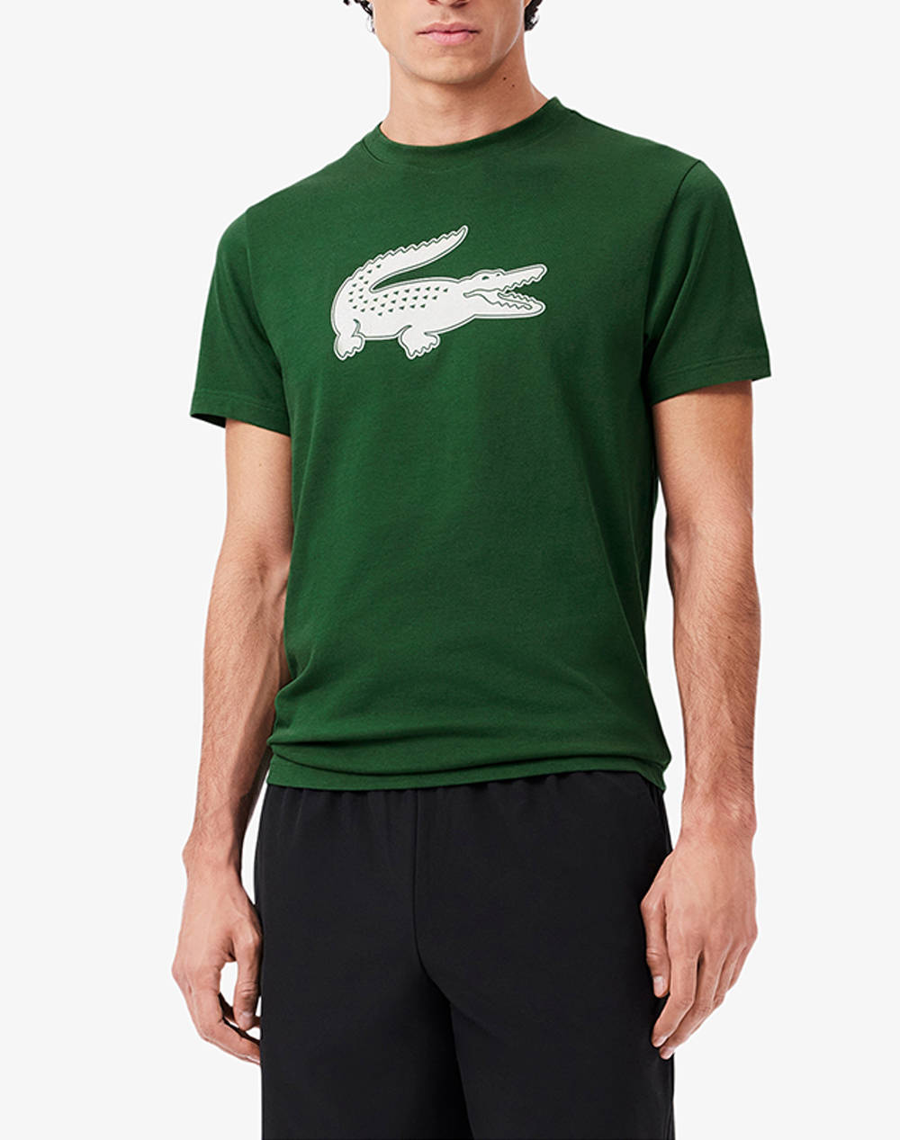 LACOSTE ΜΠΛΟΥΖΑ ΚΜ TEE-SHIRT 3TH2042-YRR DarkGreen