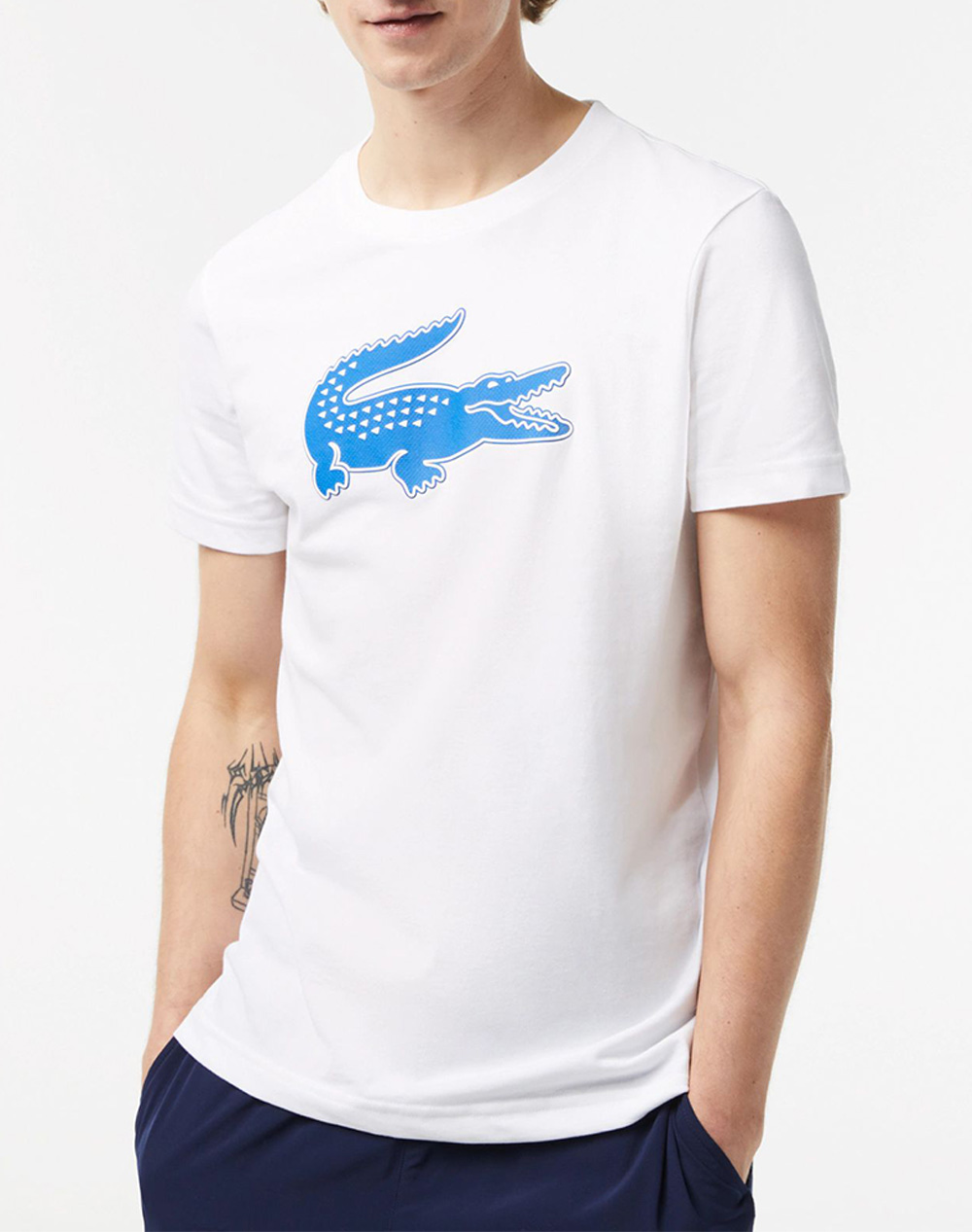 LACOSTE ΜΠΛΟΥΖΑ ΚΜ TEE-SHIRT 3TH2042-ANY OffWhite