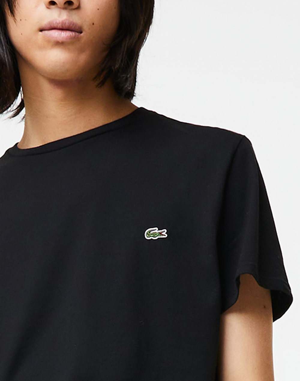 Lacoste Μπλούζα Κμ Tee-Shirt 3Th6709-031 Black ανδρικά ρούχα μπλούζες T-Shirt Politikos Shop Πολιτικός
