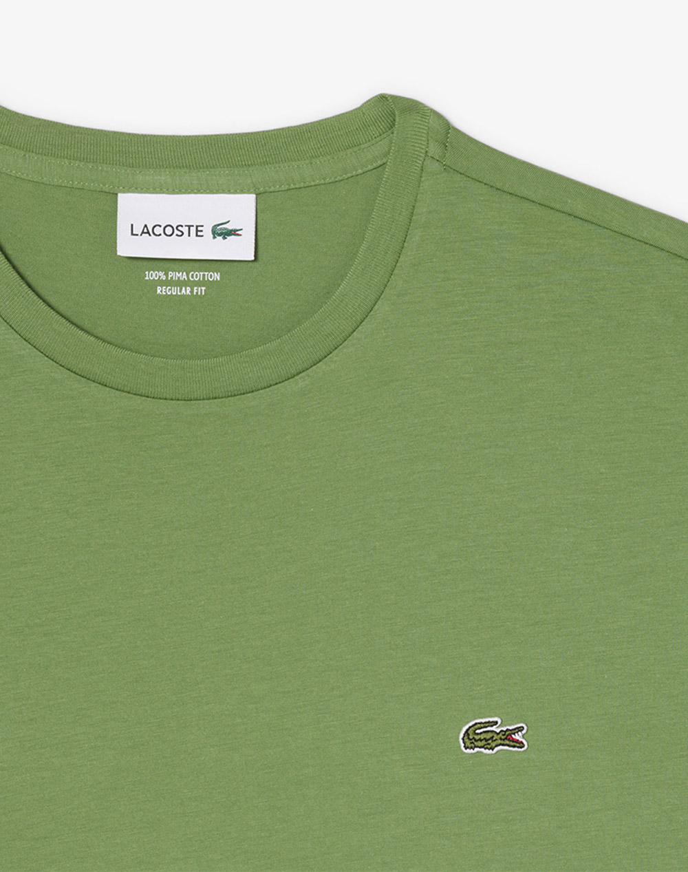 Lacoste Μπλούζα Κμ Tee-Shirt 3Th6709-02M Greensnake ανδρικά ρούχα μπλούζες T-Shirt Politikos Shop Πολιτικός