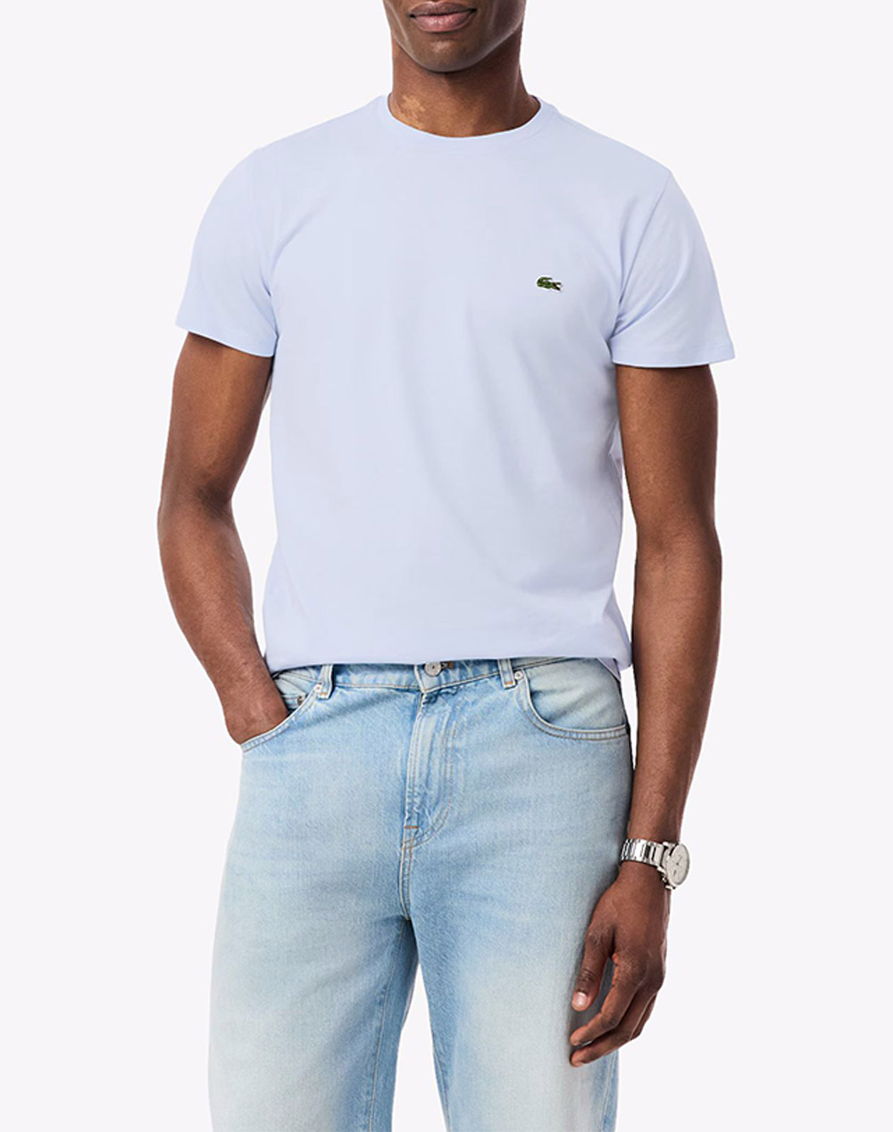 LACOSTE ΜΠΛΟΥΖΑ ΚΜ TEE-SHIRT 3TH6709-J2G LightBlue