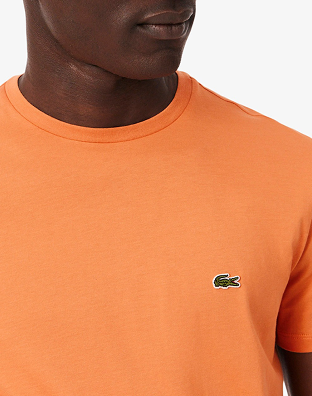 Lacoste Μπλούζα Κμ Tee-Shirt 3Th6709-Iy0 Orange ανδρικά ρούχα μπλούζες T-Shirt Politikos Shop Πολιτικός