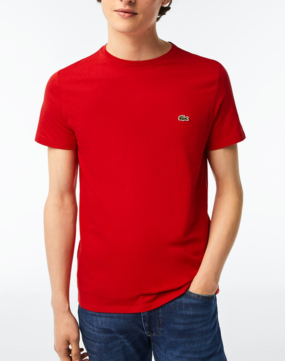 LACOSTE ΜΠΛΟΥΖΑ ΚΜ TEE-SHIRT 3TH6709-240 Red