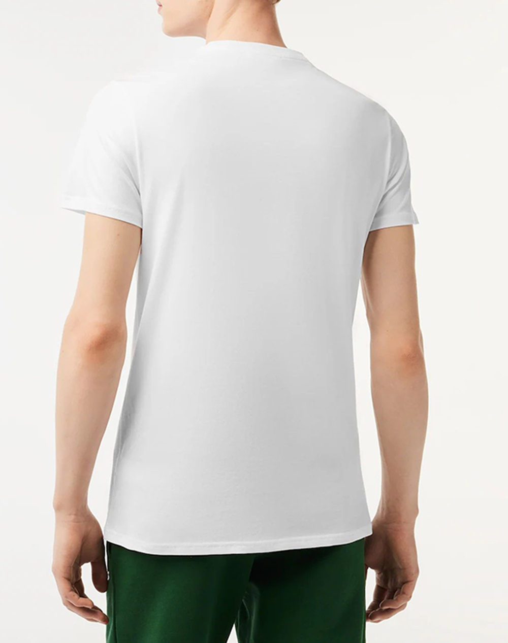 LACOSTE ΜΠΛΟΥΖΑ ΚΜ TEE-SHIRT 3TH6709-001 White φωτογραφία