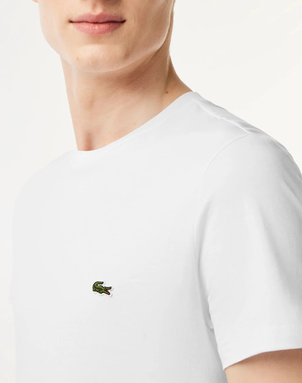 LACOSTE ΜΠΛΟΥΖΑ ΚΜ TEE-SHIRT 3TH6709-001 White φωτογραφία