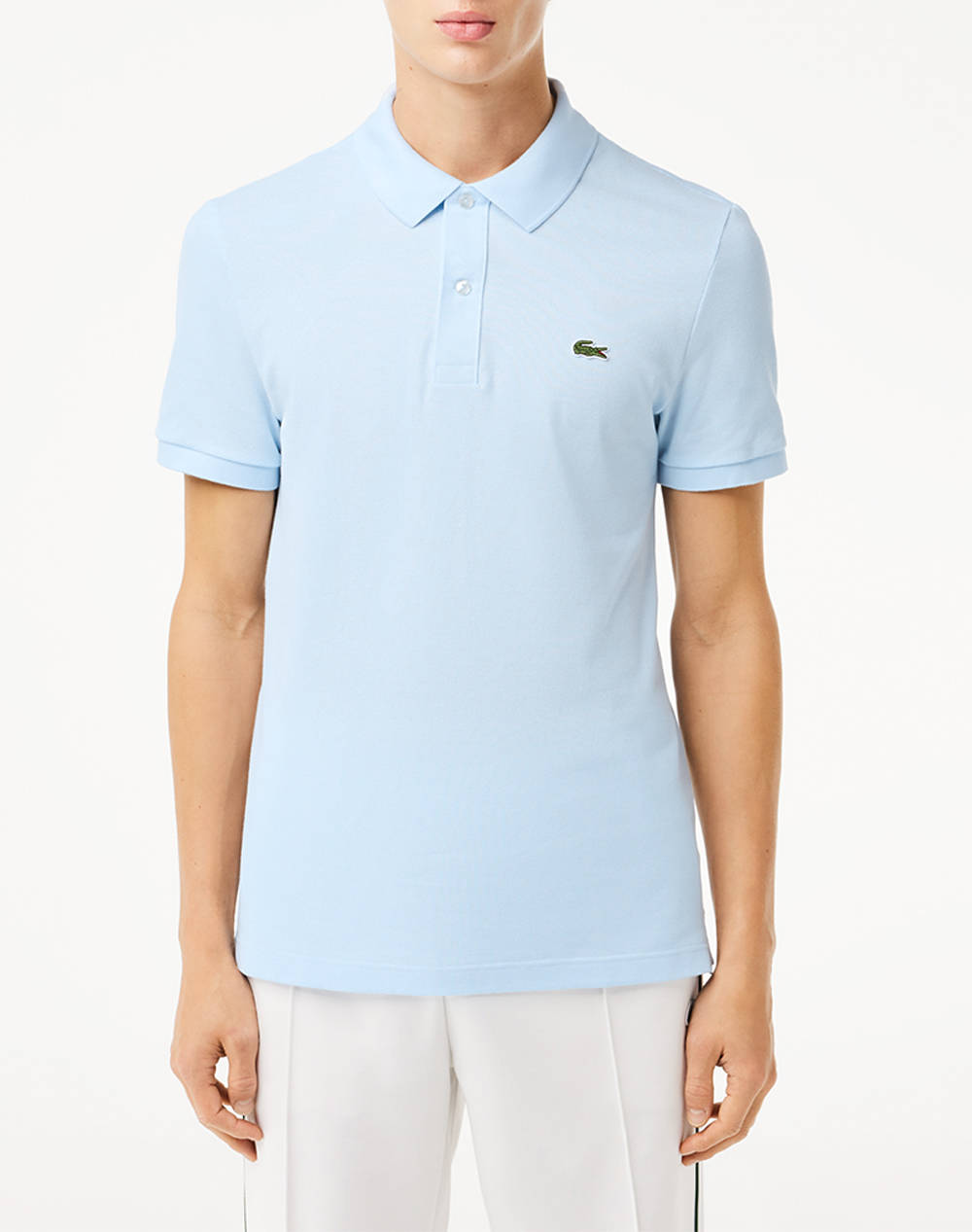 LACOSTE ΜΠΛΟΥΖΑ ΚΜ POLO SS 3PH4012-T01 LightBlue