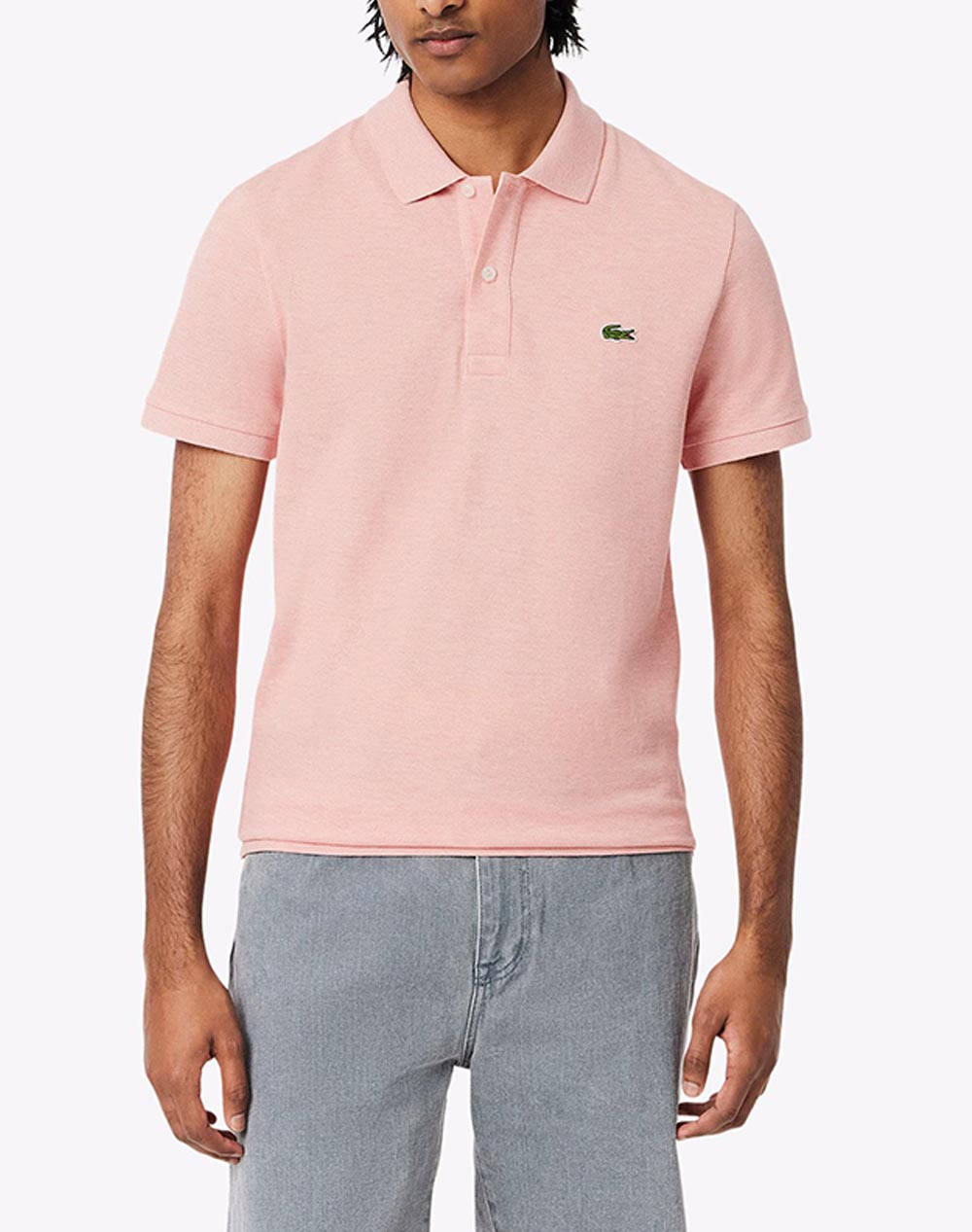 LACOSTE ΜΠΛΟΥΖΑ ΚΜ POLO SS 3PH4012-I17 LightPink