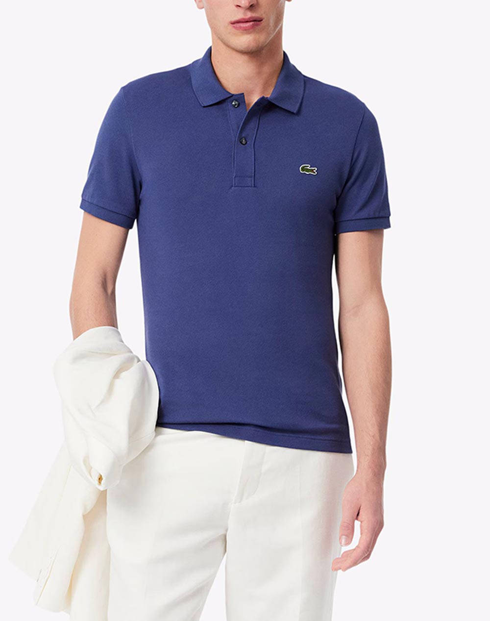 LACOSTE ΜΠΛΟΥΖΑ ΚΜ POLO SS 3PH4012-I1M Purple