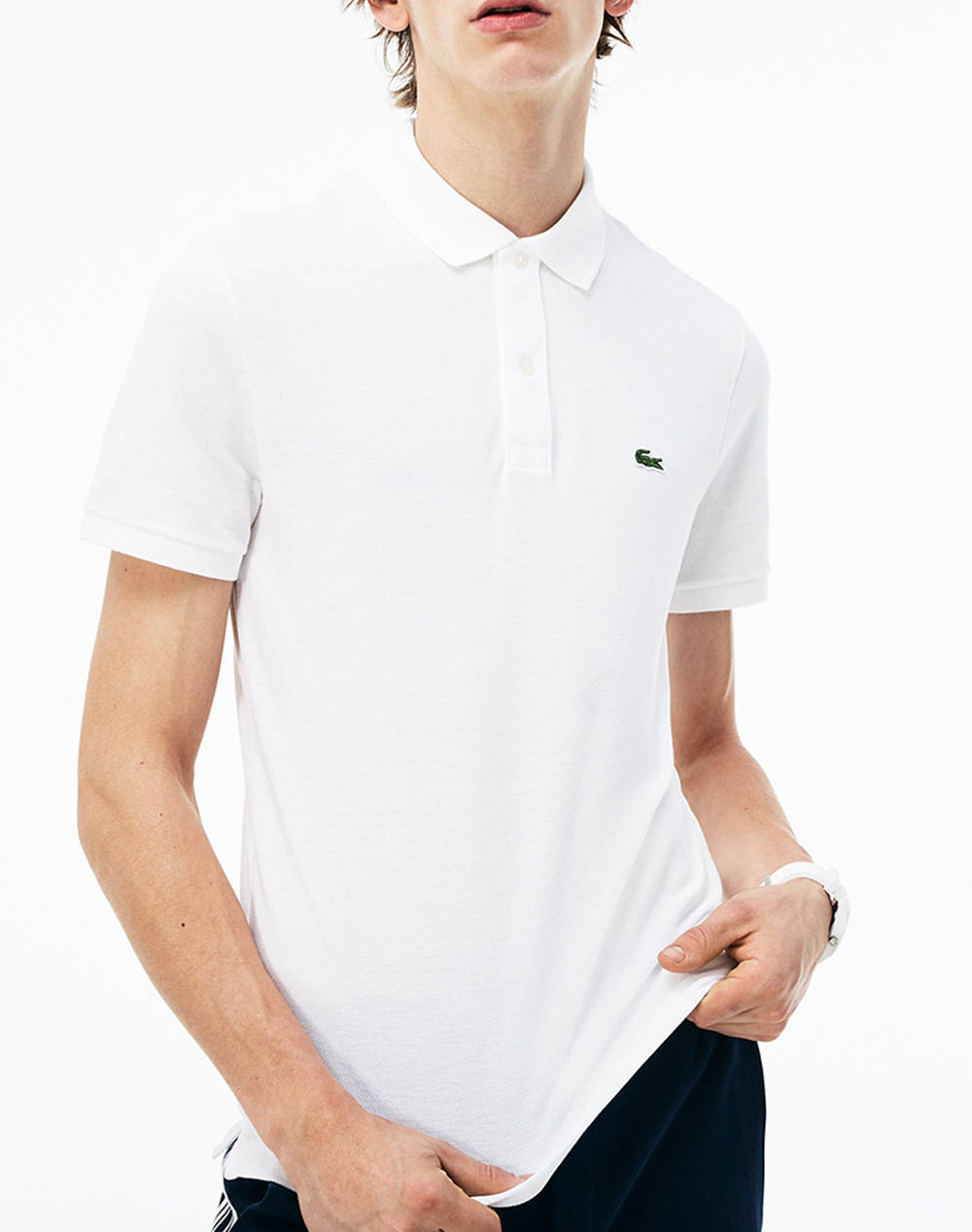 LACOSTE ΜΠΛΟΥΖΑ ΚΜ POLO SS 3PH4012-001 White 0420ALACO3410124_5849