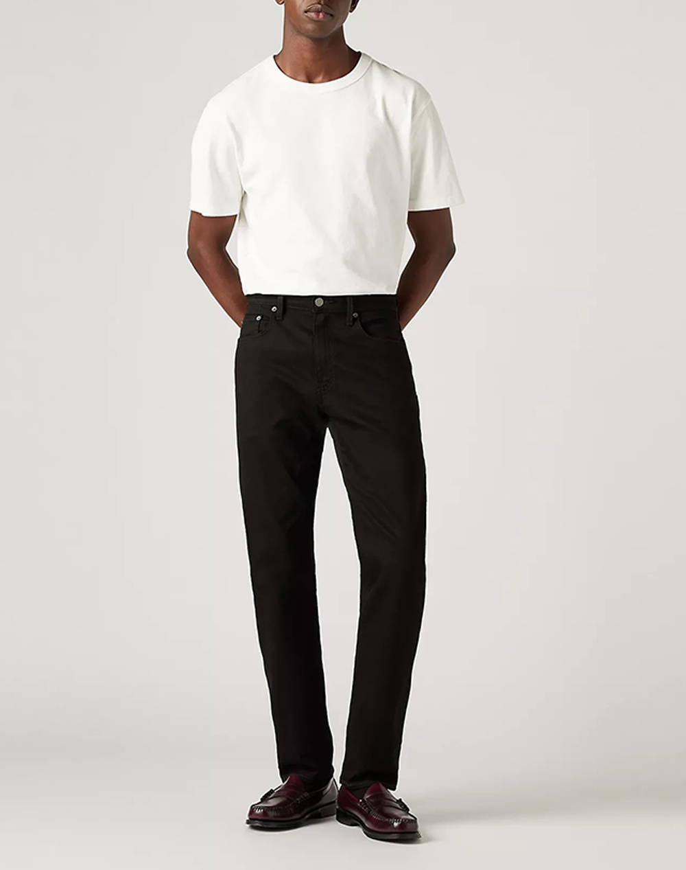 Levis 502 Taper 29507-0031-0031 Black ανδρικά ρούχα παντελόνια Jeans Politikos Shop Πολιτικός