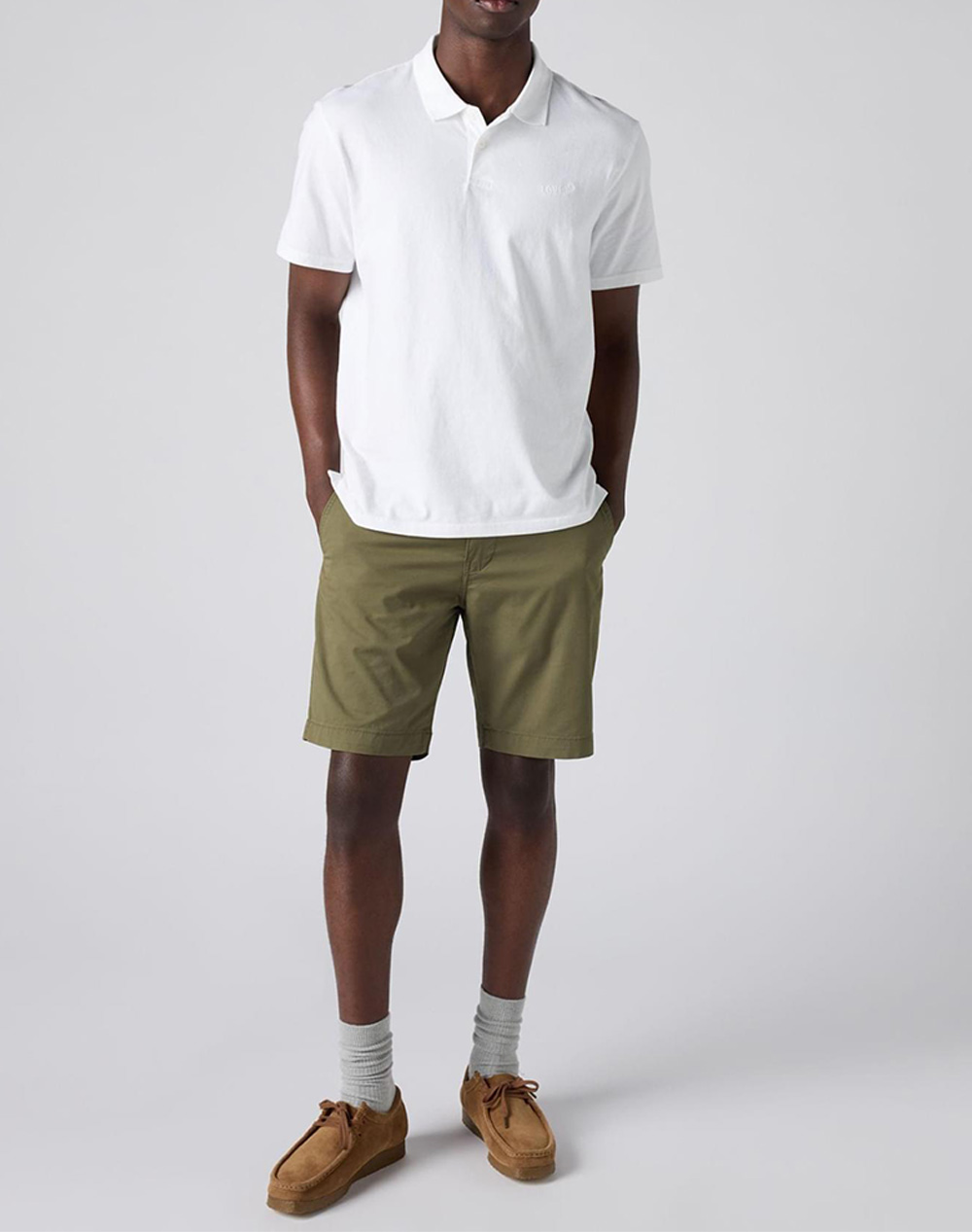 Levis 172020004 Xx Chino Taper Short Ii 17202-0004-0004 Olive ανδρικά ρούχα Σορτς Βερμουδες Chinos Politikos Shop Πολιτικός