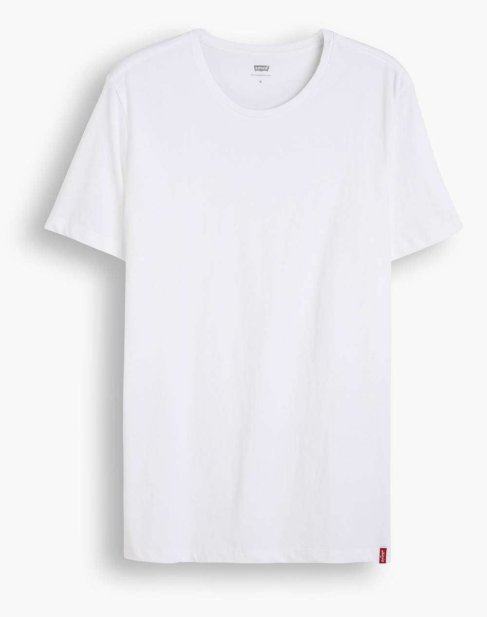 Levis T-Shirt Slim 2Pk Crewneck 1 79541-0000-0000 White ανδρικά ρούχα μπλούζες Politikos Shop Πολιτικός