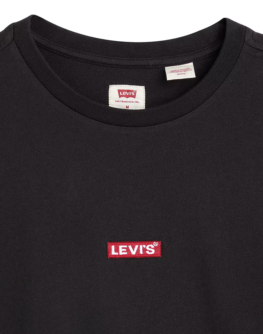 Levis Ss Relaxed Baby Tab T 79554-0025-0025 Black ανδρικά ρούχα μπλούζες T-Shirt Politikos Shop Πολιτικός