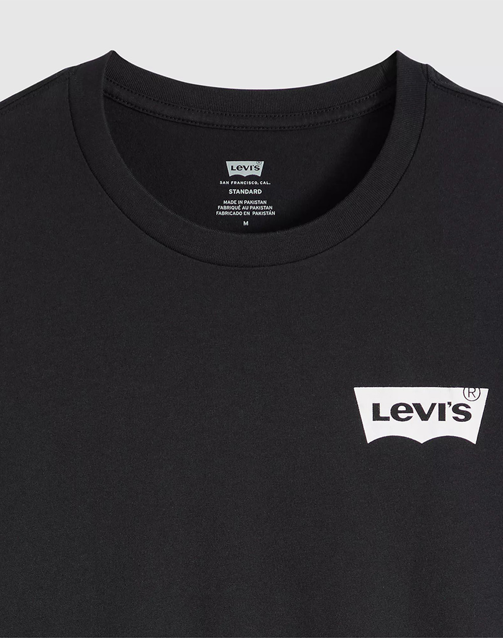 Levis Graphic Crewneck Tee 22491-1692-1692 Black ανδρικά ρούχα μπλούζες T-Shirt Politikos Shop Πολιτικός