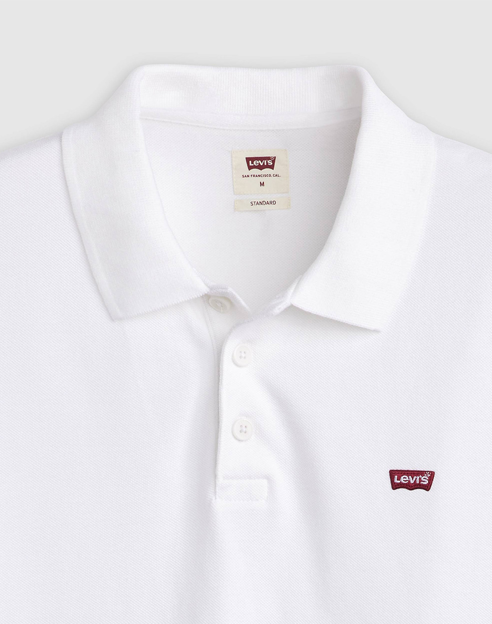 Levis Hm Polo 35883-0003-0003 White ανδρικά ρούχα μπλούζες T-Shirt Politikos Shop Πολιτικός