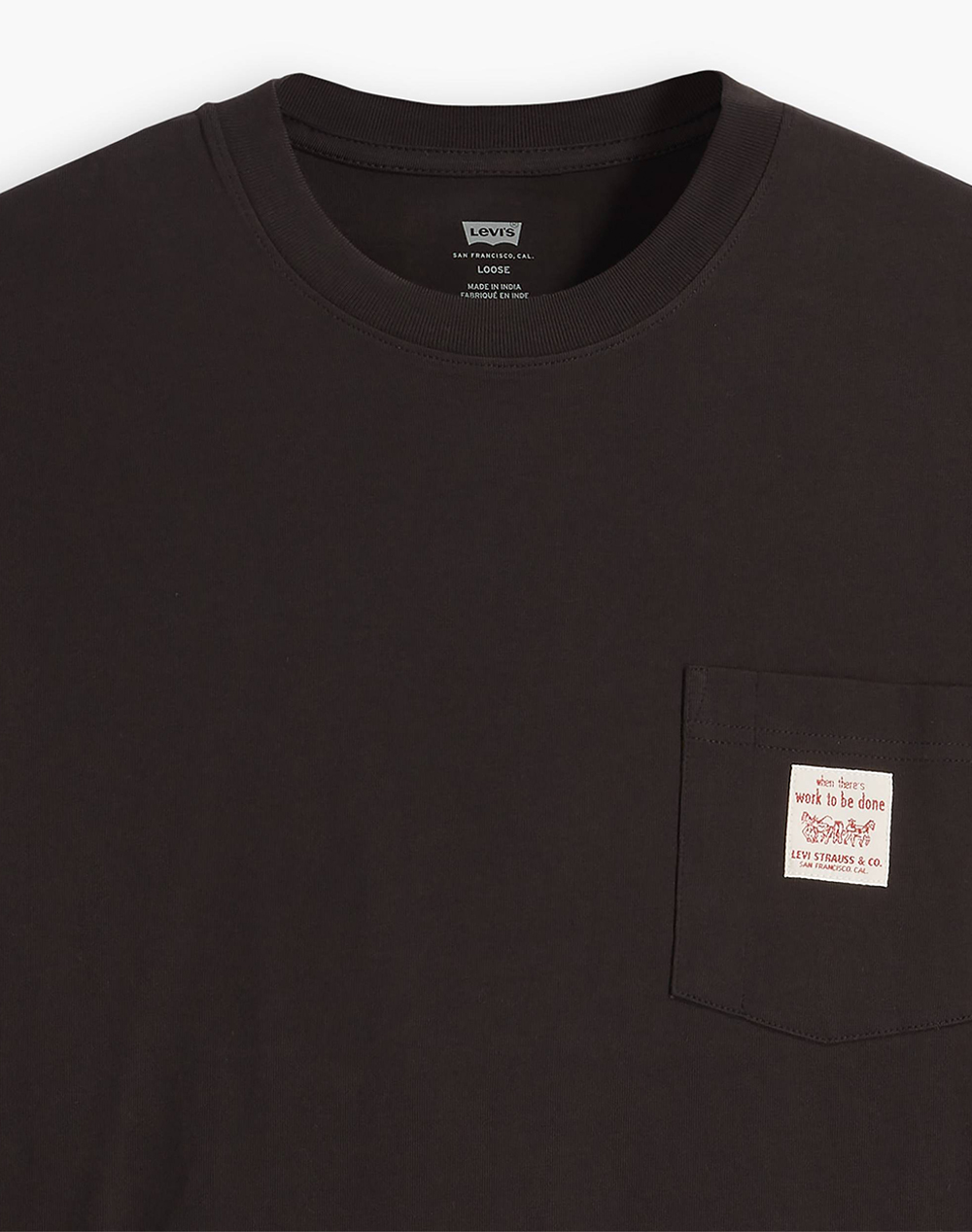 Levis Ss Workwear Tee A5850-0004-0004 Black ανδρικά ρούχα μπλούζες T-Shirt Politikos Shop Πολιτικός