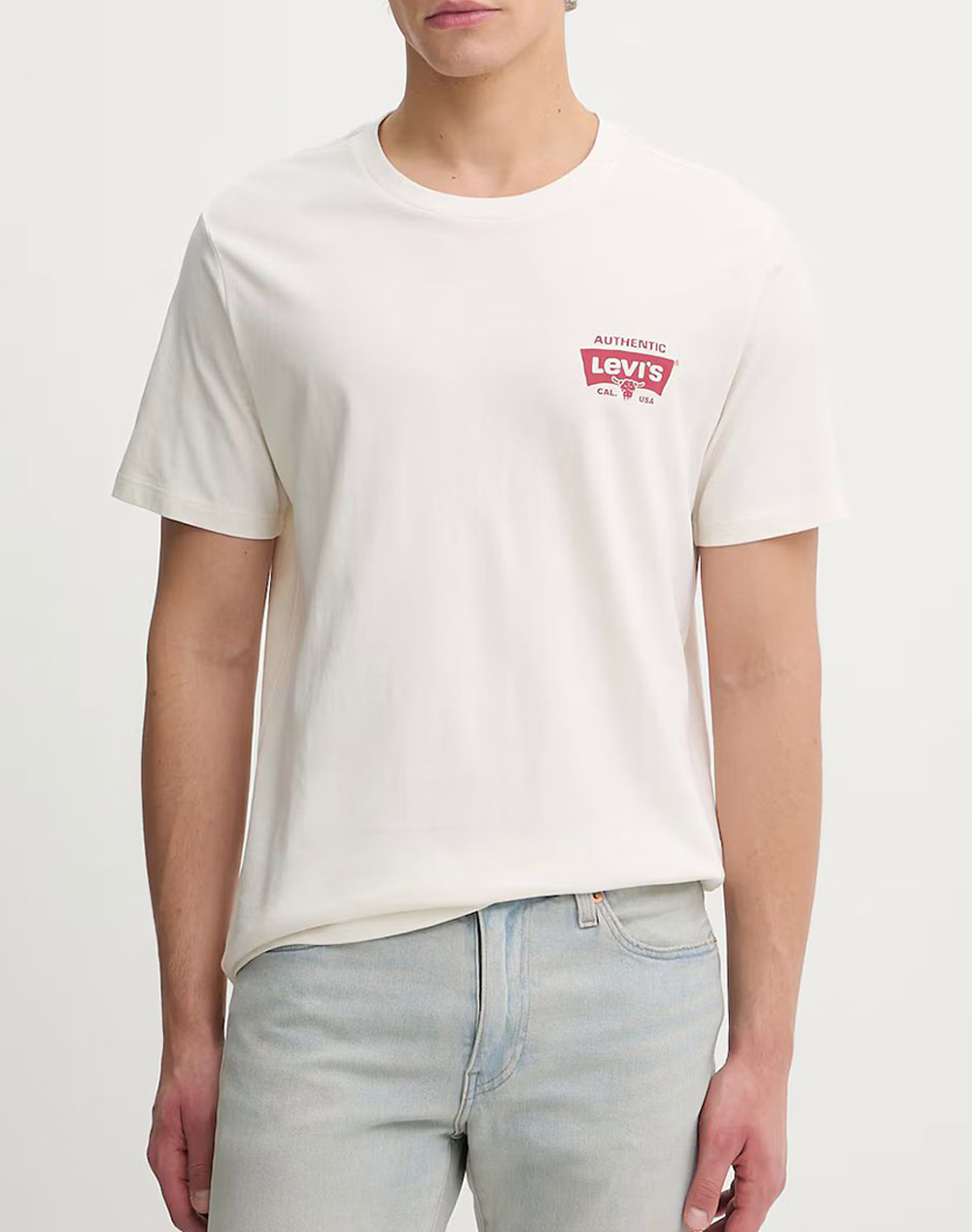 LEVIS GRAPHIC CREWNECK TEE 22491-1974-1974 OffWhite