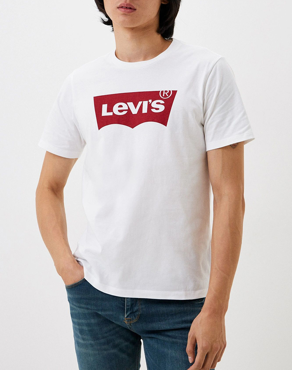 LEVIS GRAPHIC SET-IN NECK 17783-0140-0140 OffWhite