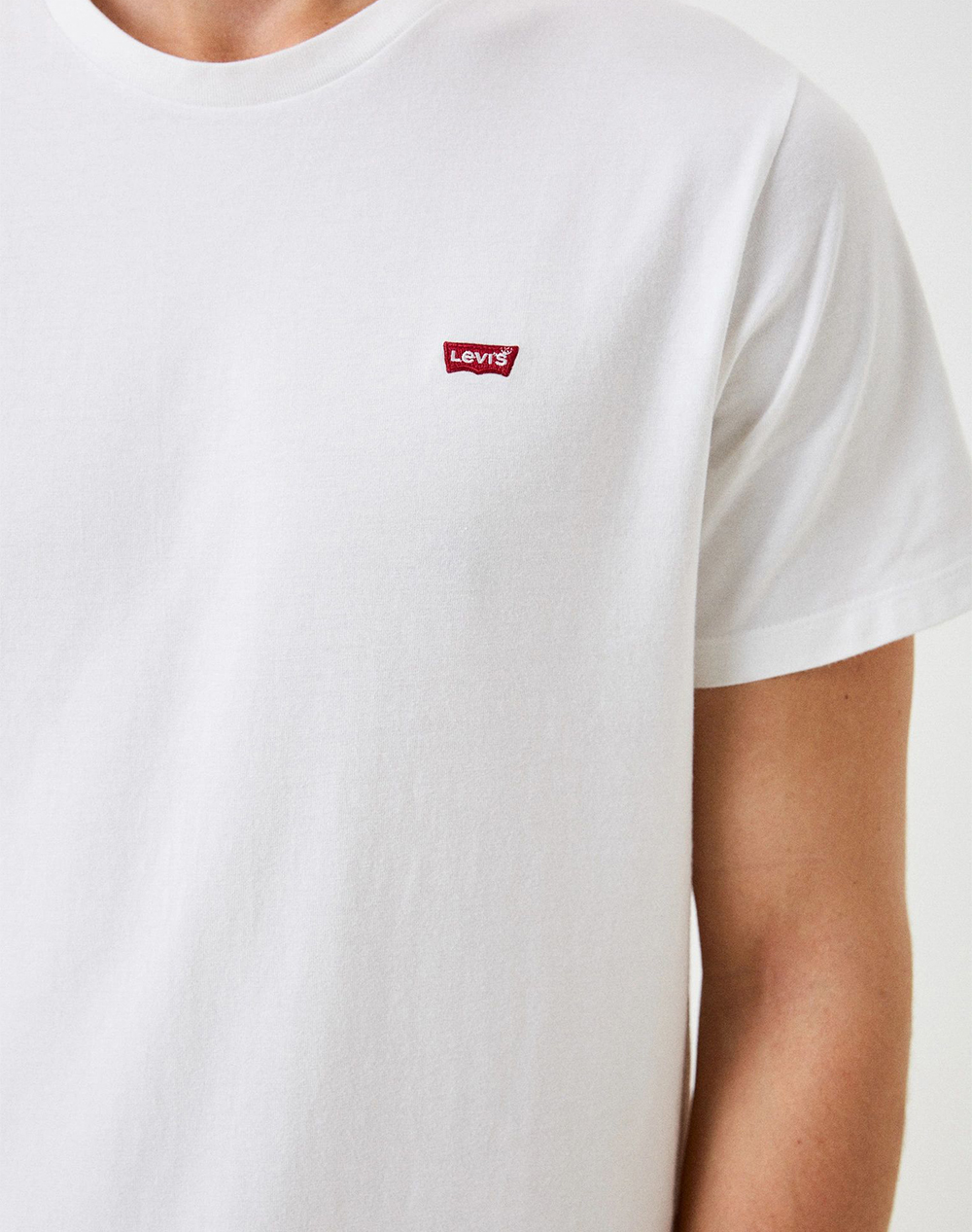 Levis Ss Original Hm Tee 56605-0000-0000 White ανδρικά ρούχα μπλούζες T-Shirt Politikos Shop Πολιτικός