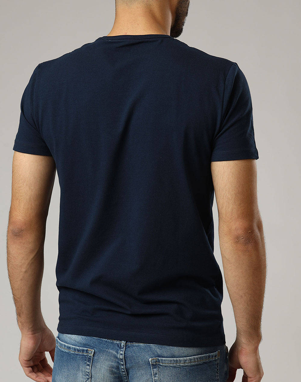 PEPE JEANS DROP 2A ORIGINAL BASIC 3N ΜΠΛΟΥΖΑ ΑΝΔΡΙΚΟ PM508212-595/NAVY NavyBlue φωτογραφία