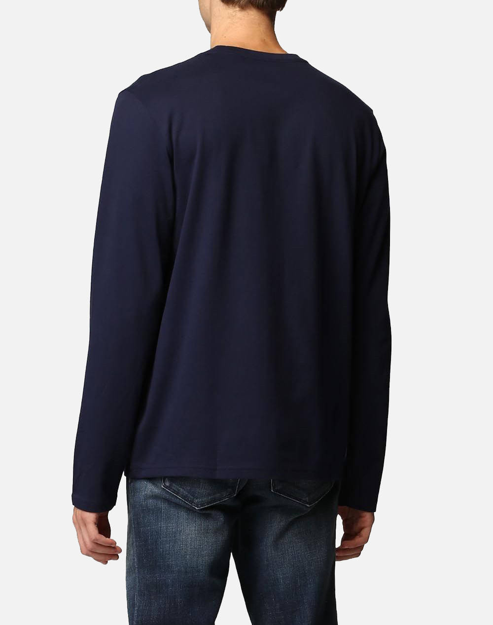 POLO RALPH LAUREN L/S CREW-SLEEP-TOP ΜΠΛΟΥΖΑ 714844759-RB631 DarkBlue φωτογραφία