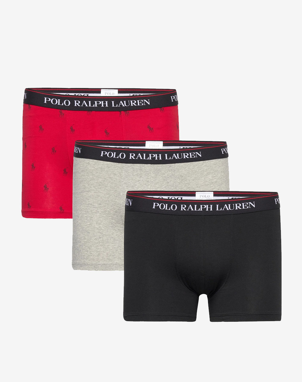 POLO RALPH LAUREN ΜΠΟΞΕΡ BCI CLSSIC TRUNK-3 PACK-TRUNK 714830299-102 Red 0420APOLO1320009_XR25053