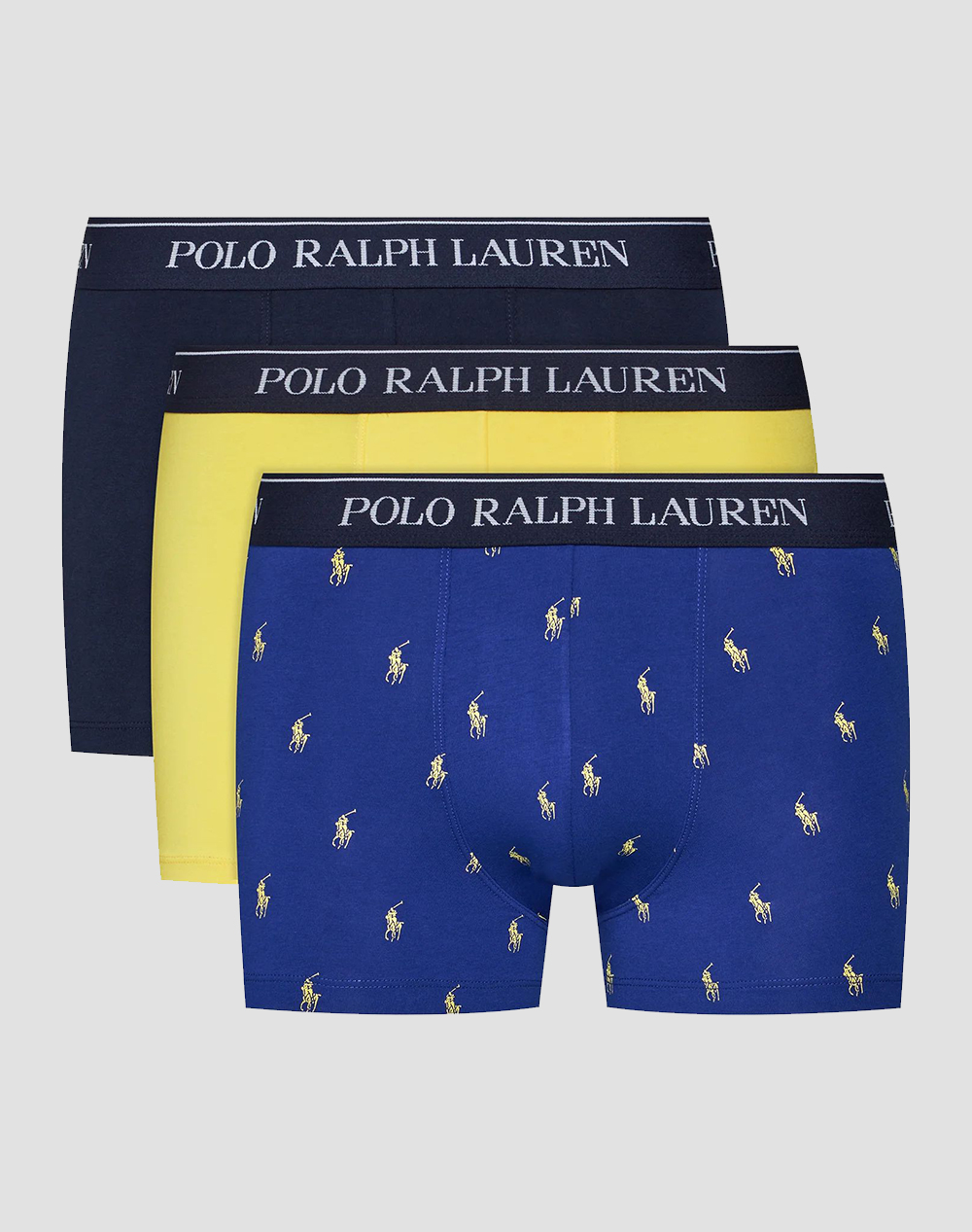 POLO RALPH LAUREN ΜΠΟΞΕΡ BCI CLSSIC TRUNK-3 PACK-TRUNK 714830299-118 Yellow 0420APOLO1320009_XR28010