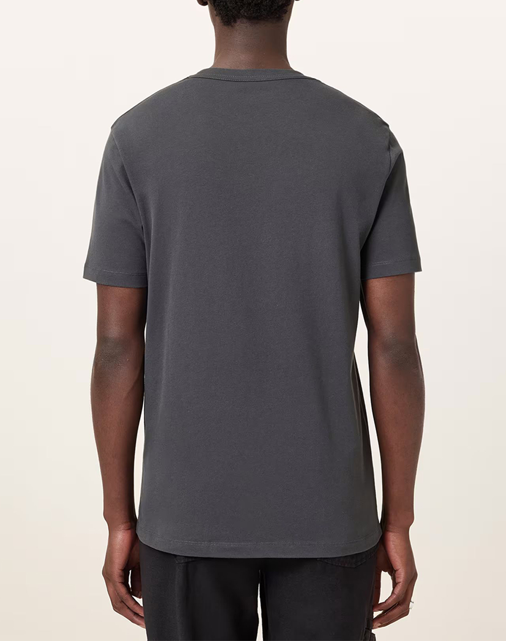 ALL SAINTS BRACE SS CREW M030JB-CARTER GREY-CARTER GREY Gray φωτογραφία
