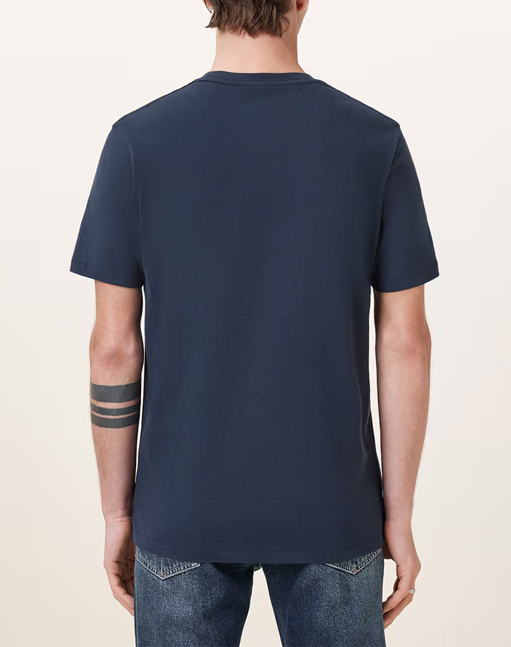 ALL SAINTS BRACE SS CREW M030JB-NAVY BLUE-NAVY BLUE NavyBlue φωτογραφία