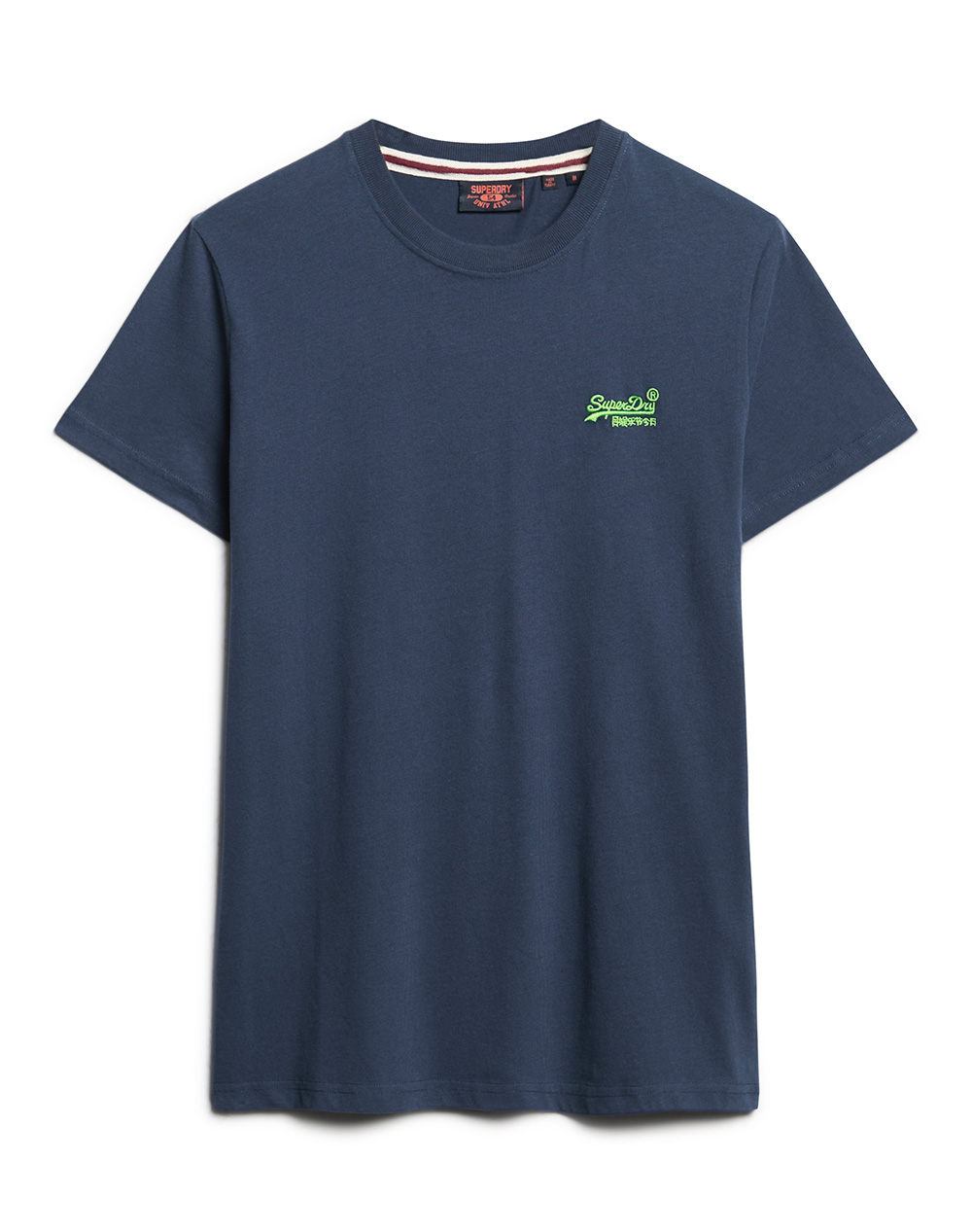 Superdry Essential Logo Emb Tee Μπλούζα Ανδρικό M1011245A-Cfe Midnightblue ανδρικά ρούχα μπλούζες T-Shirt Politikos Shop Πολιτικός